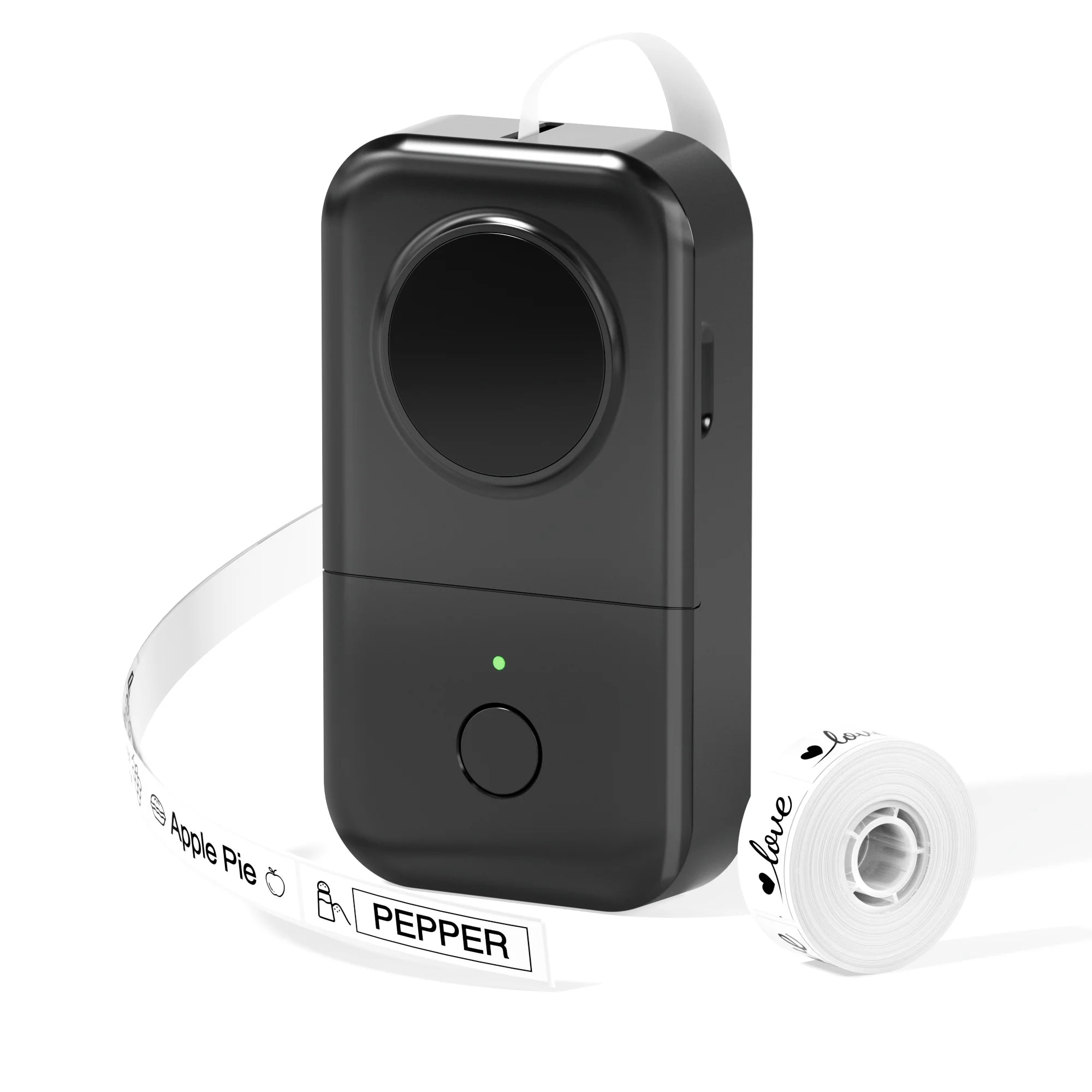 D30 Bluetooth Thermal Mini Label Maker - Portable Wireless Label Printer with Tape (Black)